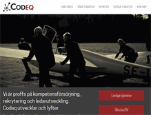 Tablet Screenshot of codeq.se